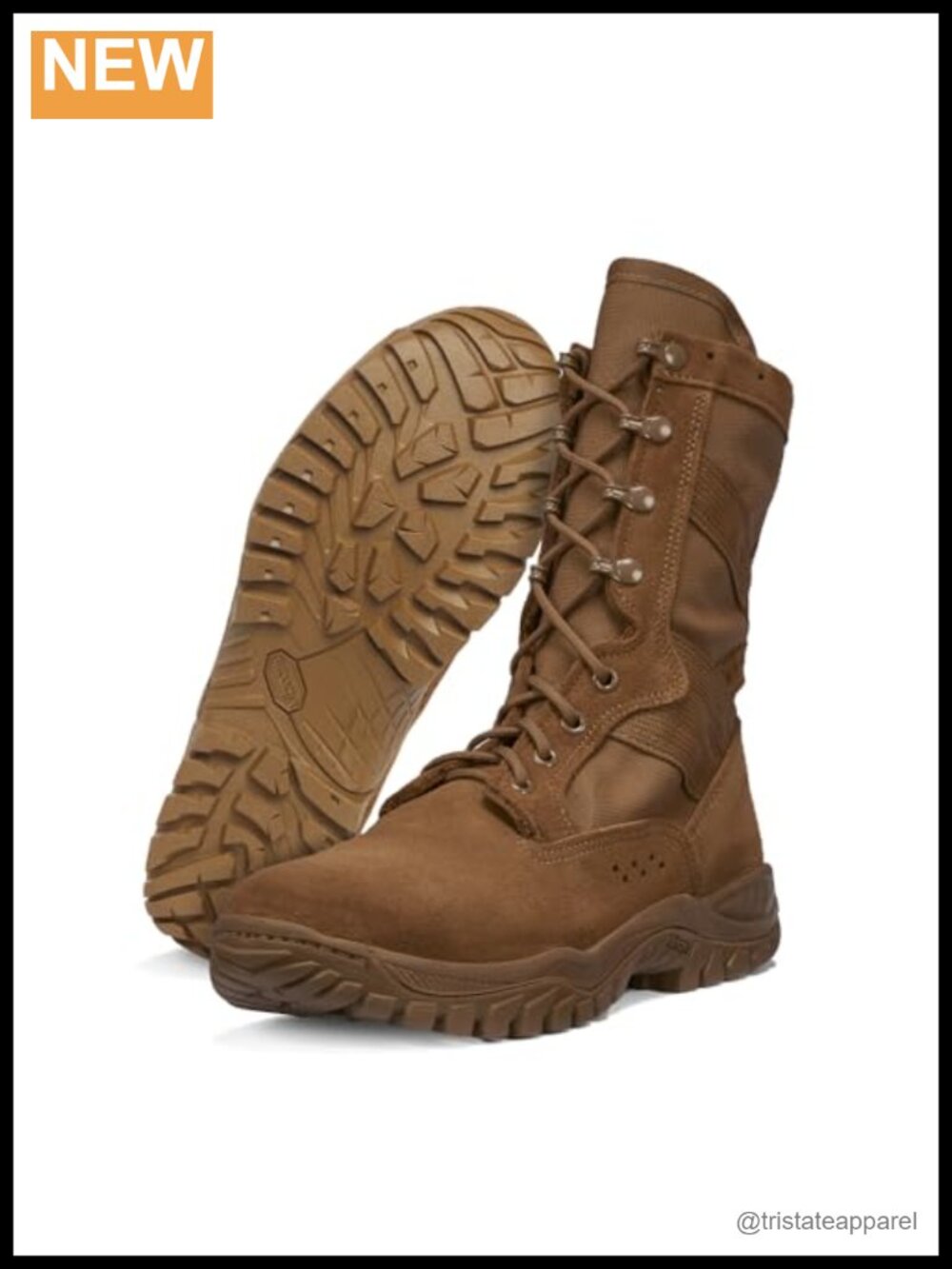Men's Tactical Boots AR 670-1 Compliant Leather Nylon Military